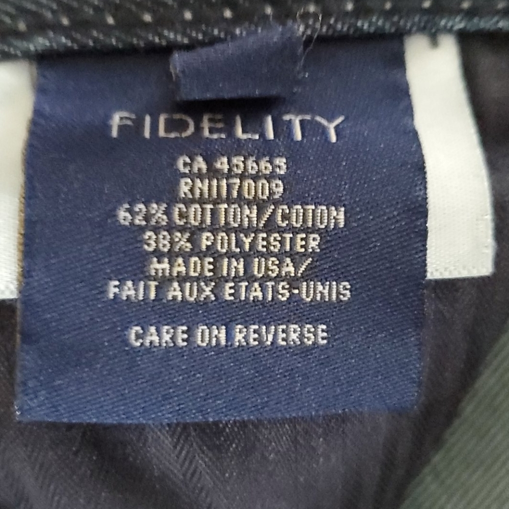 NWTS FIDELITY RELAX FIT DENIM JEANS. 30X34 - Picture 4 of 8
